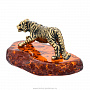 Статуэтка с янтарем "Тигр", фотография 3. Интернет-магазин ЛАВКА ПОДАРКОВ