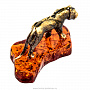 Статуэтка с янтарем "Тигр идущий", фотография 5. Интернет-магазин ЛАВКА ПОДАРКОВ