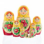 Матрешка "Семеновский узор" 10 мест, фотография 3. Интернет-магазин ЛАВКА ПОДАРКОВ