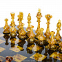 Шахматы с инкрустацией и фигурами из янтаря "Жемчужина Африки" 42х42 см, фотография 2. Интернет-магазин ЛАВКА ПОДАРКОВ