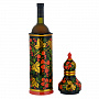 Футляр для бутылки "Музыкальный". Хохлома, фотография 2. Интернет-магазин ЛАВКА ПОДАРКОВ