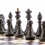 Шахматный ларец с деревянными фигурами 43х43 см, фотография 4. Интернет-магазин ЛАВКА ПОДАРКОВ