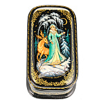 Шкатулка с художественной росписью "Снегурочка"