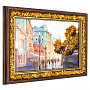 Картина янтарная "Прогулка по Арбату" 24х15 см, фотография 1. Интернет-магазин ЛАВКА ПОДАРКОВ
