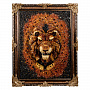 Янтарная объемная картина "Лев - царь зверей" 100х80 см, фотография 6. Интернет-магазин ЛАВКА ПОДАРКОВ