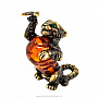 Статуэтка с янтарем "Тигр с бабочкой", фотография 1. Интернет-магазин ЛАВКА ПОДАРКОВ