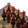 Шахматный ларец с фигурами из янтаря "Европа", фотография 6. Интернет-магазин ЛАВКА ПОДАРКОВ