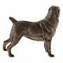 Бронзовая статуэтка "Собака Азиатская овчарка", фотография 3. Интернет-магазин ЛАВКА ПОДАРКОВ