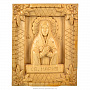 Деревянная резная икона "Святая Мария" 28х22 см, фотография 1. Интернет-магазин ЛАВКА ПОДАРКОВ