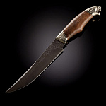 0058229 Оружие сувенирное Нож "Барс"дамаск, рук-латунь, голова П/У