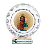 Икона в стекле настольная на подставке 7х6 см