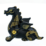 0071678 Гжель Скульптура  "ДРАКОН МОРФЕЙ"  В/З