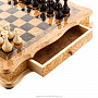 Шахматы из карельской березы с фигурами из янтаря, фотография 10. Интернет-магазин ЛАВКА ПОДАРКОВ