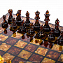 Шахматы янтарные "Камелот" 32х32 см, фотография 2. Интернет-магазин ЛАВКА ПОДАРКОВ