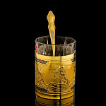 0049581 Златоуст Подстаканник с ложкой RAZ - 9382