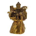 0027875 Бронза Сувенир КОЛОКОЛЬЧИК "В ГОСТЯХ У СКАЗКИ" 10см