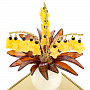 Янтарная композиция с ониксом "Ландыши в вазе", фотография 5. Интернет-магазин ЛАВКА ПОДАРКОВ