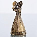 0019199 Бронза Колокол "Девушка с зеркалом" 3,9*3,9*7,5см (93794)