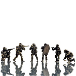 0024280-НБ Бронза НАБОР СОЛДАТИКОВ "ВЫМПЕЛ" 6ШТ(98953)