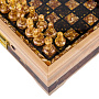 Шахматы с инкрустацией и фигурами из янтаря 28х28 см, фотография 12. Интернет-магазин ЛАВКА ПОДАРКОВ