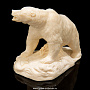 Скульптура из бивня мамонта "Медведь", фотография 4. Интернет-магазин ЛАВКА ПОДАРКОВ
