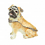 Шкатулка "Мопс". Традиции Фаберже, фотография 6. Интернет-магазин ЛАВКА ПОДАРКОВ