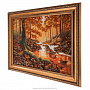Янтарная картина "Лесной ручей" 72х95 см, фотография 2. Интернет-магазин ЛАВКА ПОДАРКОВ