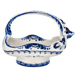 7452 Гжель Конфетница "Вьюнок" Авт.Исаев С.В.