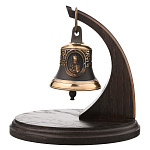 Колокол бронзовый на подставке "Николай Чудотворец"