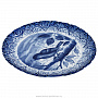 Декоративная тарелка "Птичка синичка". Гжель, фотография 3. Интернет-магазин ЛАВКА ПОДАРКОВ