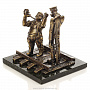 Бронзовая статуэтка "Железнодорожные рабочие", фотография 8. Интернет-магазин ЛАВКА ПОДАРКОВ