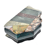 0037786/Ф-16*10*6см Нат.камень Шкатулка для украшений "МОЗАИКА"