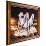 Картина янтарная "Бегущие кони" 40х60 см, фотография 6. Интернет-магазин ЛАВКА ПОДАРКОВ