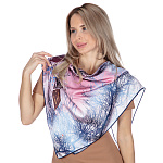 007110014 ПЛАТОК шелк 100% 89*89см ручной подшив в П/У