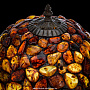 Настольная лампа из янтаря и бронзы. Высота 46 см, фотография 4. Интернет-магазин ЛАВКА ПОДАРКОВ