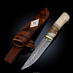 Нож сувенирный с рукоятью из кости "Акула"