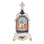 0062404 Гжель КИОТ"АНГЕЛ"настольный выс.10см К10