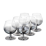   ГХСЗ RNGO1740 Набор 6 БОКАЛОВ ДЛЯ БРЕНДИ 250 мл "ГРАФИТОВЫЙ ОМБРЕ" 3