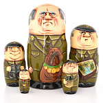 Матрешка "Генерал" 3 места