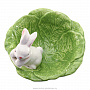 Салатник "Кролик в капусте", фотография 4. Интернет-магазин ЛАВКА ПОДАРКОВ