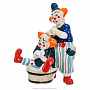 Керамическая статуэтка "Клоун в тазике", фотография 1. Интернет-магазин ЛАВКА ПОДАРКОВ
