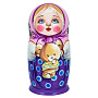 Матрешка "Мишка" 5 мест, фотография 2. Интернет-магазин ЛАВКА ПОДАРКОВ