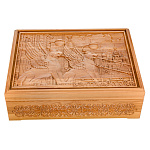 200137/RTR-69.L  РУССКОЕ ЛОТО в резной шкатулке Custom Edition с бочонк из мор.ясеня