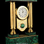 Часы из малахита с гравировкой "Орел", фотография 4. Интернет-магазин ЛАВКА ПОДАРКОВ
