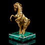 Скульптура из бронзы и малахита "Конь", фотография 3. Интернет-магазин ЛАВКА ПОДАРКОВ