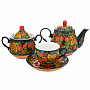 Самовар электрический 3 л "Клубника". Хохлома, фотография 7. Интернет-магазин ЛАВКА ПОДАРКОВ