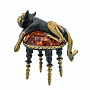 Статуэтка с янтарем "Кот на пуфике", фотография 4. Интернет-магазин ЛАВКА ПОДАРКОВ