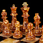 Шахматы с янтарными фигурами "Классические", фотография 2. Интернет-магазин ЛАВКА ПОДАРКОВ