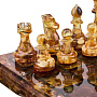Шахматы с янтарными фигурами 28х28 см, фотография 6. Интернет-магазин ЛАВКА ПОДАРКОВ