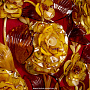 Панно янтарное "Цветы" 60х90 см, фотография 4. Интернет-магазин ЛАВКА ПОДАРКОВ